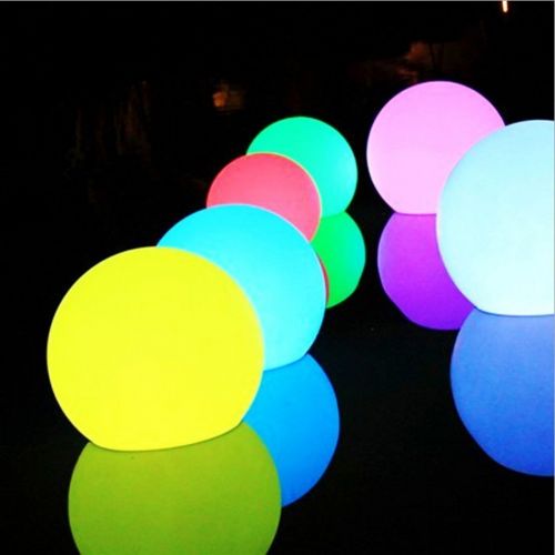  Ball Led Light Waterproof,AMZSTAR 7.9-Inch LED Color Changing Floating Ball Waterproof Mood Light Garden Decoration Flashing Ball LED Lighting Products for Pool, Ponds (Pack of 3)