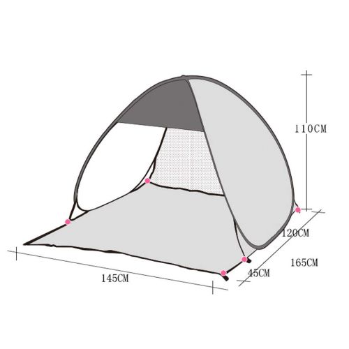  IDWO Beach Tent Waterproof Pop Up Tent Outdoor Camping Lightweight 1-2 Person Dome Tent,Blue
