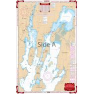 Waterproof Charts, Standard Navigation, 12 Northern Lake Champlain - Burlington to Richelieu, Easy-to-Read, Waterproof Paper, Tear Resistant, Printed on Two Sides, 2 Charts in 1, N