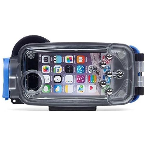  Watershot Inc. Watershot PRO Housing for iPhone 7 (Snorkel Blue) Flat Lens Port only