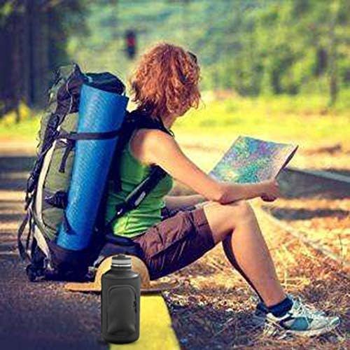  Watruer Hydro Carrier, Neoprene Water Bottle Sleeve Carrier Holder with Shoulder Strap, Pouch, Pocket & Carrying Handle (Fits HydroFlask, Yeti, Growlers, Similar Thermos Bottles)