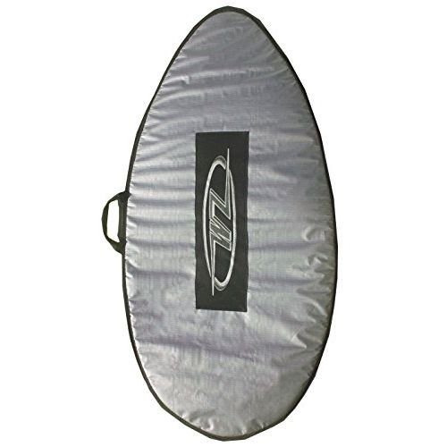  Wave Zone Skimboards Backpack Style Bag - Travel or Day Use - Padded - Silver - 46 or 53