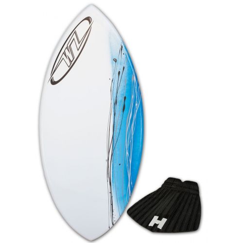  Wave Zone Skimboards Skimboard Package - Blue - 45 Fiberglass Wave Zone Surge plus Board Bag andor Traction Pad - For Riders up to 160 lbs