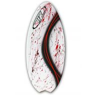 Wave Zone Skimboards Wave Zone Fish - 48 Fiberglass Fishtail Skimboard - Red