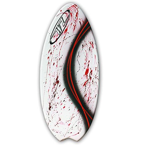  Wave Zone Skimboards Wave Zone Fish - 48 Fiberglass Fishtail Skimboard - Red