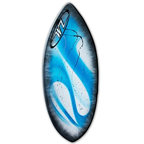  Wave Zone Skimboards Wave Zone Glide - 48 Fiberglass Skimboard for riders up to 170 lbs - Blue
