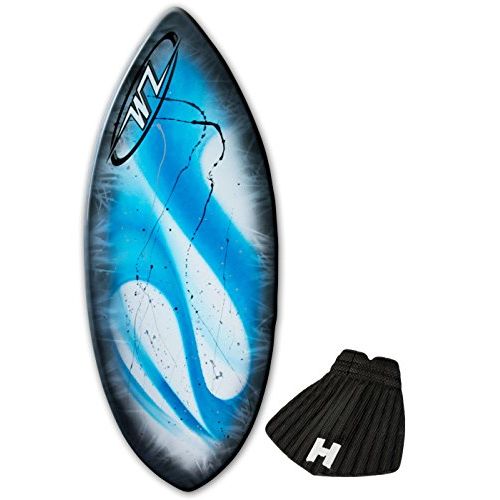  Wave Zone Skimboards Skimboard Package Riders up to 160 lbs - Blue - 48 Fiberglass Wave Zone Glide Plus Board Bag andor Traction Pad …