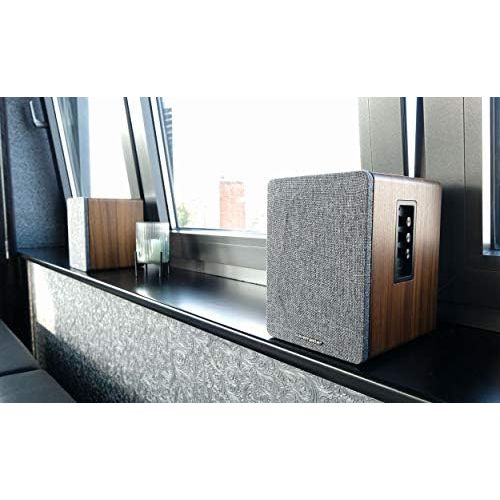  [아마존베스트]-Service-Informationen wavemaster Base - Shelf Speaker System (30 Watt) with Bluetooth Streaming and Headphone Output, Active Boxes, Use for TV/Tablet/Smartphone (66500)