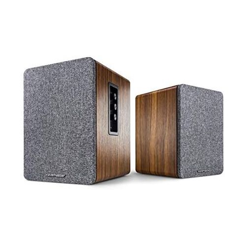  [아마존베스트]-Service-Informationen wavemaster Base - Shelf Speaker System (30 Watt) with Bluetooth Streaming and Headphone Output, Active Boxes, Use for TV/Tablet/Smartphone (66500)