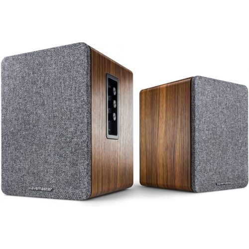  [아마존베스트]-Service-Informationen wavemaster Base - Shelf Speaker System (30 Watt) with Bluetooth Streaming and Headphone Output, Active Boxes, Use for TV/Tablet/Smartphone (66500)