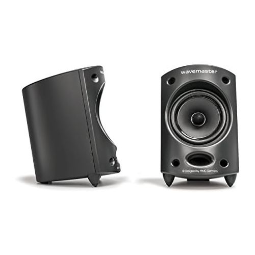  Wavemaster Moody BT 2.1 Speaker System (65 Watt) with Bluetooth Streaming Active Boxes for TV/Tablet/Smartphone/PC Black (66206) Grey