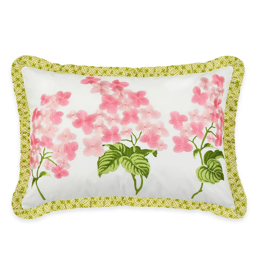  Waverly Emmas Garden Oblong Throw Pillow in Blossom