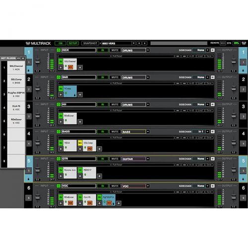  Waves},description:MultiRack is a software host that lets FOH and monitor engineers run multiple, simultaneous instances of the same award-winning Waves plugins used in recording s