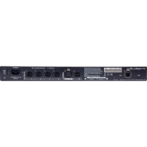  Waves DSPRO StageGrid 1000 Rackmount 8-Input / 4-Output Local I/O Unit for eMotion LV1