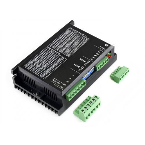  Waveshare SMD356C Three-Phase Hybrid Stepper Motor Driver 12000SR Resolution Supports 16 Grades Stepping Subdivision and Drive Current Setting for CNC Like Sculpturing Cutting Mac