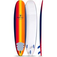 Wavestorm 8ft Classic Longboard Surfboard (Navy Sunburst)