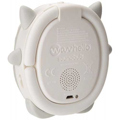  Wavhello SoundBub White Noise Machine & Bluetooth Speaker, Portable, Rechargeable, Chew-Safe, On-The-Go Infant Shusher, Sensory Sleep-Aid Sound Soother, Baby & Registry Gift by WavHello  O