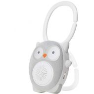 WavHello SoundBub, White Noise Machine and Bluetooth Speaker | Portable and Rechargeable Baby Sleep Sound Soother  Ollie The Owl, Grey