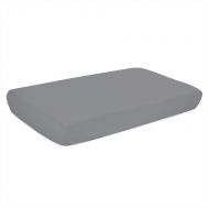 Way Fair Baby Crib Fitted Sheet 1pc - Fits Standard Size 28 x 52 x 8 Drop - for Crib Mattress - Solid 100% Cotton Color - Light Grey
