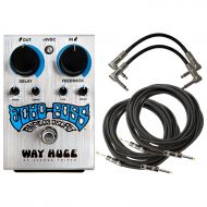Way Huge WHE702S Echo-Puss Standard Analog Delay Pedal w/ 4 Cables