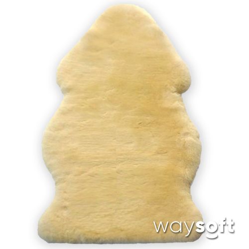  Baby Sheepskin Rug by WaySoft in a Gift Bag, New Zealand Soft Fur Rug, Hypoallergenic and Oeko-Tex...