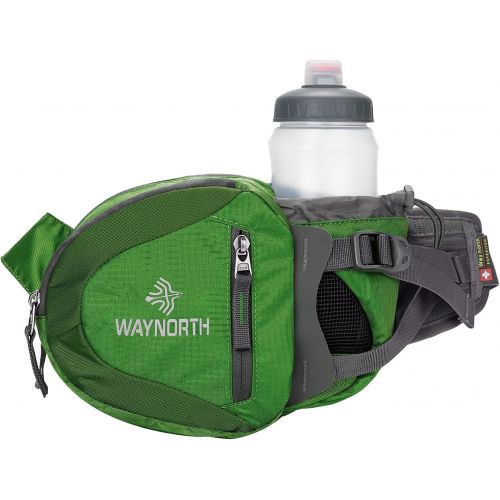  Waynorth Hiking Waist Bag Fanny Pack with Water Bottle Holder for Men Women Kids Walking Running Hiking Climbing Travel Dog Fanny Pack Sport Waist Pack Fit All Kinds of Phones (Bot
