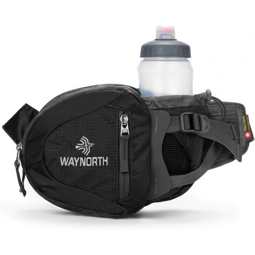  Waynorth Hiking Waist Bag Fanny Pack with Water Bottle Holder for Men Women Kids Walking Running Hiking Climbing Travel Dog Fanny Pack Sport Waist Pack Fit All Kinds of Phones