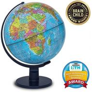 [아마존베스트]Waypoint Geographic Light Up Globe for Kids - Scout 12” Desk Classroom Decorative Illuminated Globe with Stand, More Than 4, 000 Names & Placesup to Date World Globe