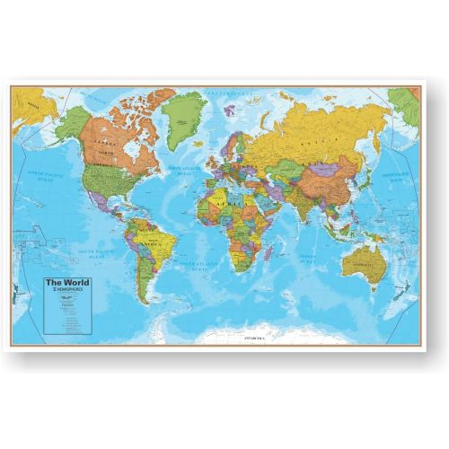  [아마존베스트]ROUND WORLD PRODUCTS World Scrunch Map