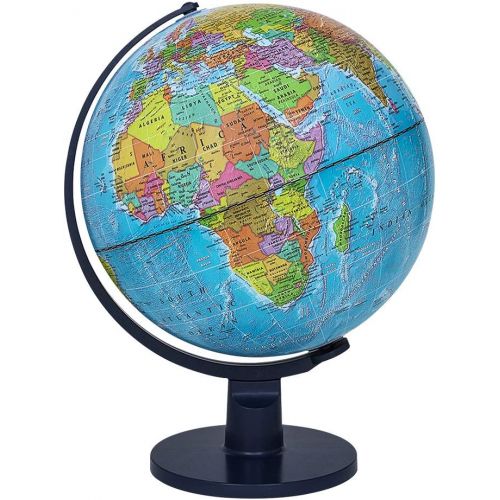  [아마존베스트]Waypoint Geographic Light Up Globe for Kids - Scout 12” Desk Classroom Decorative Illuminated Globe with Stand, More Than 4000 Names, Places - Current World Globe