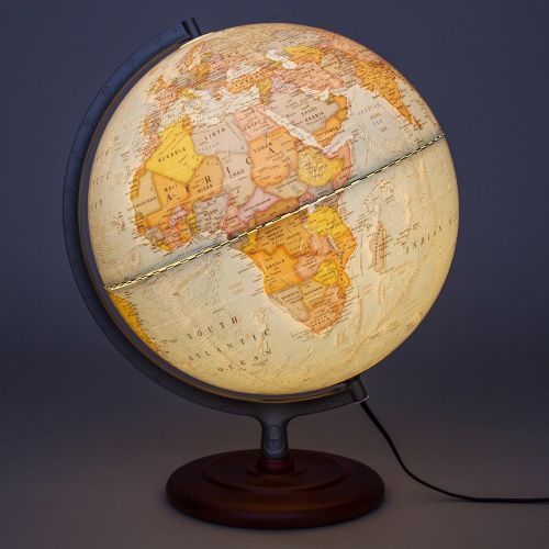  Waypoint Geographic Mariner II Illuminated Desktop Globe, 12