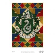 Wbshop Slytherin House Crest Art Standard Limited Edition Print by MinaLima