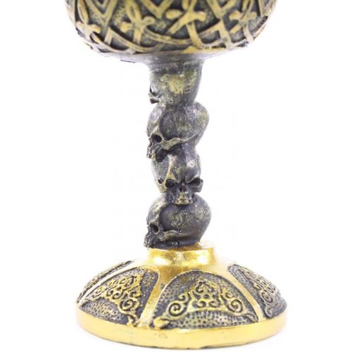  [아마존베스트]We pay your sales tax Mythical Bronze Royal Dragon Wine Goblet Skulls Medieval Collectible Magical Halloween Party Home Decor Gift