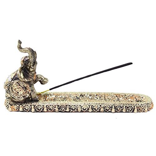  인센스스틱 We pay your sales tax Gold Thai Elephant Buddha Wraps Incense Burner Holder Lucky Figurine Home Decor Gift (G16555) Feng Shui Idea