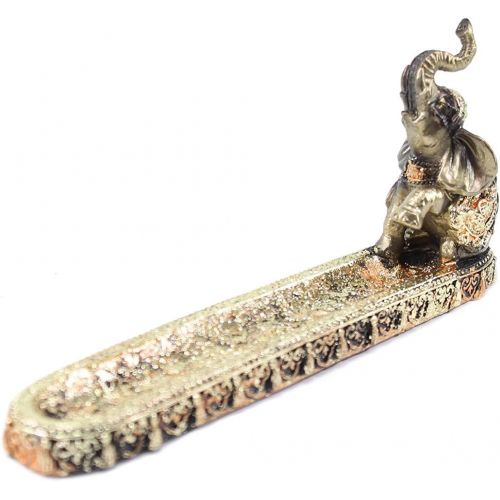  인센스스틱 We pay your sales tax Gold Thai Elephant Buddha Wraps Incense Burner Holder Lucky Figurine Home Decor Gift (G16555) Feng Shui Idea