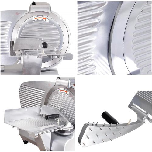  [아마존베스트]WeChef Commercial Electric Meat Slicer 12 inch Stainless Steel Blade Deli Cheese Food Cutter Restaurant Home