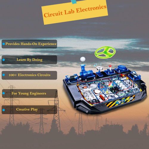  WeGetDone Kid Genio STEM Toys Circuit Lab Electronics Exploration Kit 100 STEAM Projects