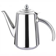 WeHome Mirrored Stainless Steel Tea Pot Coffee Kettle with Heat Resistant Handles,50 OZ/1500ML
