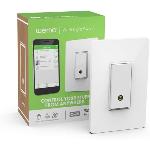  [아마존베스트]WeMo Wemo Light Switch, WiFi enabled, Works with Alexa and the Google Assistant (F7C030fc)