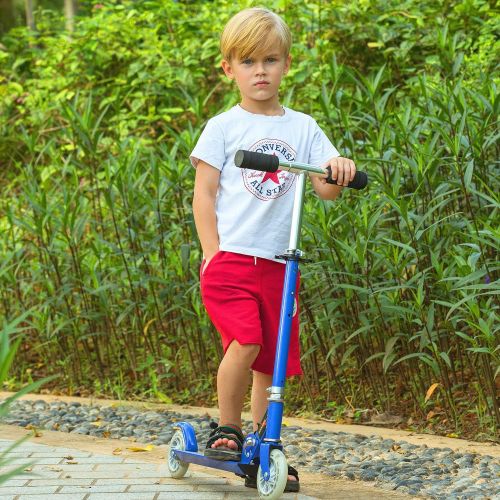  WeSkate Scooter for Kids Foldable Adjustable Height Kick Scooter 2 Light Up Wheels Kids Scooters for Boys Girls Child Age 3-12 Pink