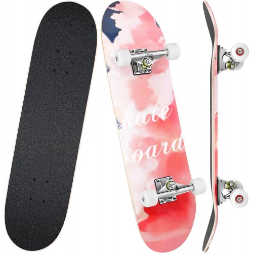  WeSkate Skateboards for Beginners, 31 Inch Complete Skateboard for Kids Teens Adults