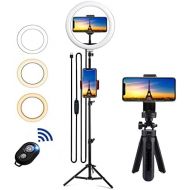 [아마존베스트]WeYingLe Premium Phone Tripod, Flexible Tripod Compatible with Phone/Android Samsung Mini Tripod Stand Holder for Camera Mobile Cell Phone 10