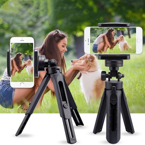  [아마존베스트]WeYingLe Premium Phone Tripod, Flexible Tripod Compatible with Phone/Android Samsung Mini Tripod Stand Holder for Camera Mobile Cell Phone 10