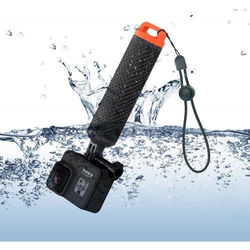  [아마존베스트]Wealpe Floating Hand Grip Waterproof Handle Compatible with GoPro Hero 9, 8, 7, Max, Fusion, Hero (2018), 6, 5, 4, Session, 3+, 3, 2, 1, DJI Osmo, Xiaomi Yi Cameras