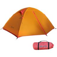 Weanas Backpacking Tent Camping Tent 3 Season Ultralight Silicone Coating Double Layer Weatherproof Waterproof Aluminum Rod Anti-UV for Outdoor Hiking Travel Hunting Beach