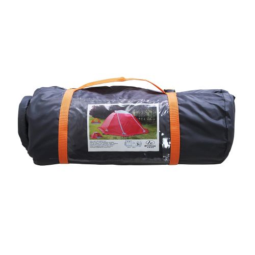  Weanas Pirny Outdoor Camping Tent Easy Set Up 2-3 Person Light Weight Tent Double Layer Aluminum Pole (Orange)