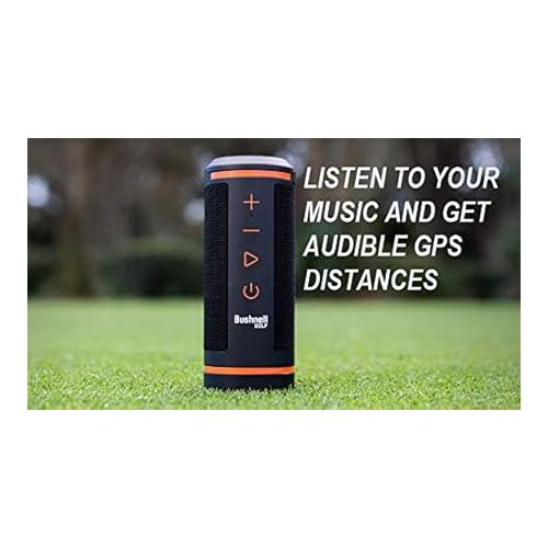  Bushnell Wingman 2 GPS Bluetooth Speaker with Included Wearable4U Ultimate Black Earbuds with Power Case and Wall/Car Chargers Bundle