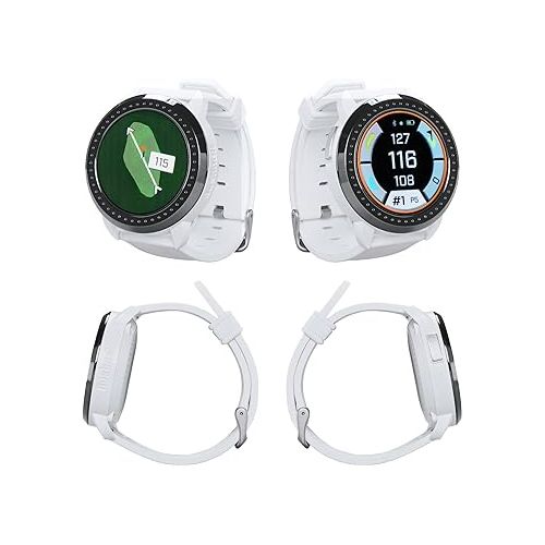  Wearable4U - Bushnell iON Elite White Golf GPS Watch with Cloth Bundle
