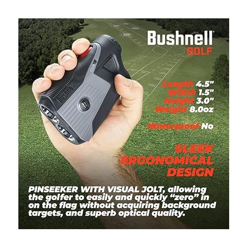  Bushnell Tour V5 / Tour V5 Shift Laser Golf Rangefinder with Included Carrying Case, Carabiner and Wearable4U Bundle