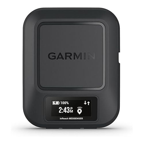  Wearable4U - Garmin inReach Messenger Handheld Satellite Communicator, Global Two-Way Messaging with Power Pack Bundle